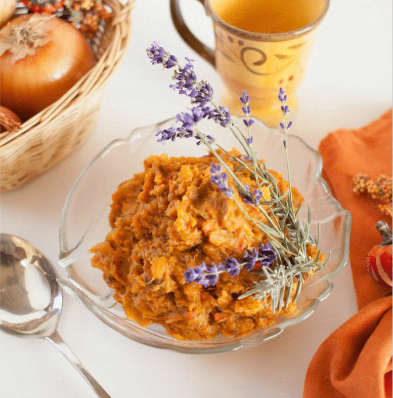 spiced sweet potato casserole